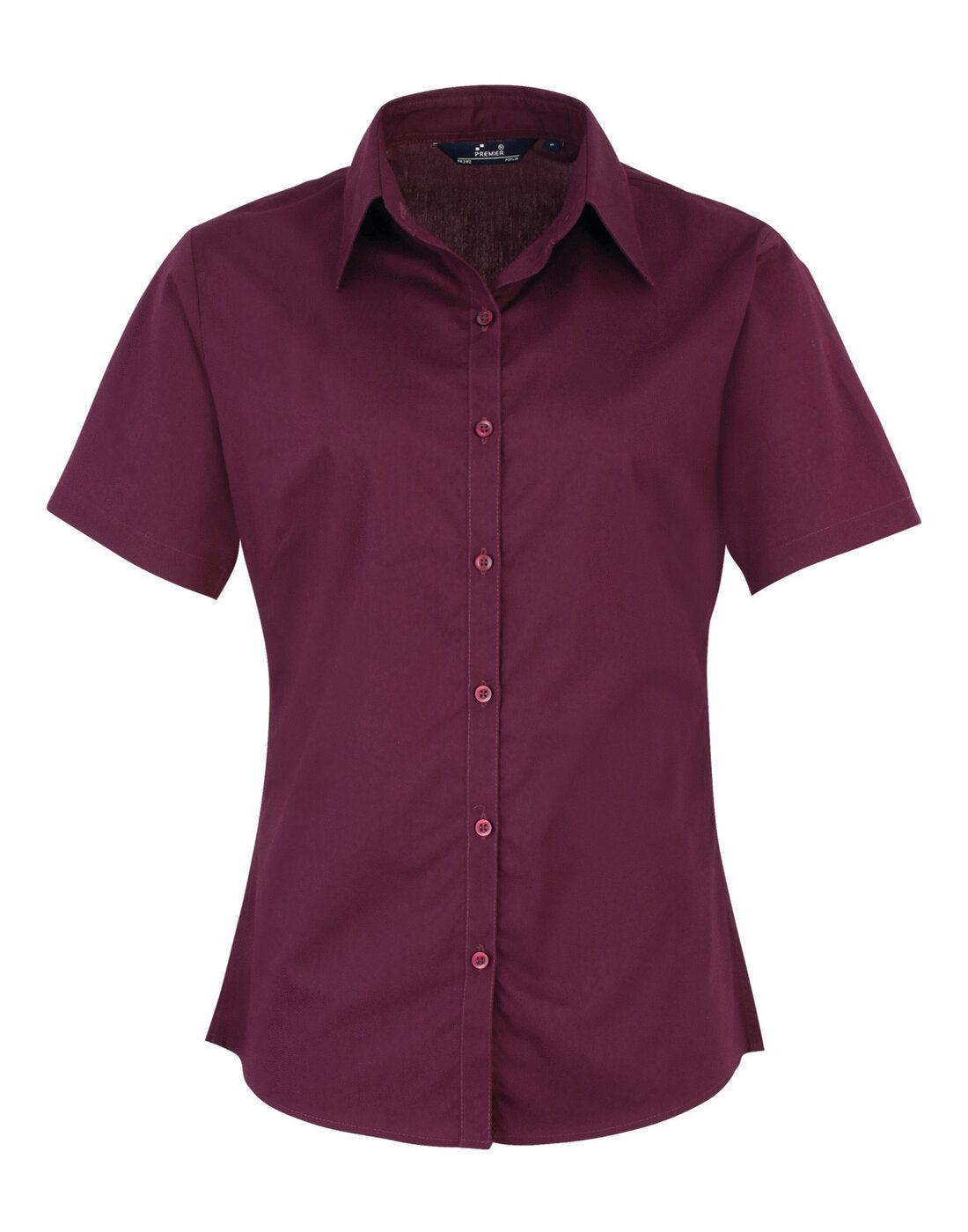 Premier Women's Short Sleeve Poplin Blouse (cont3)