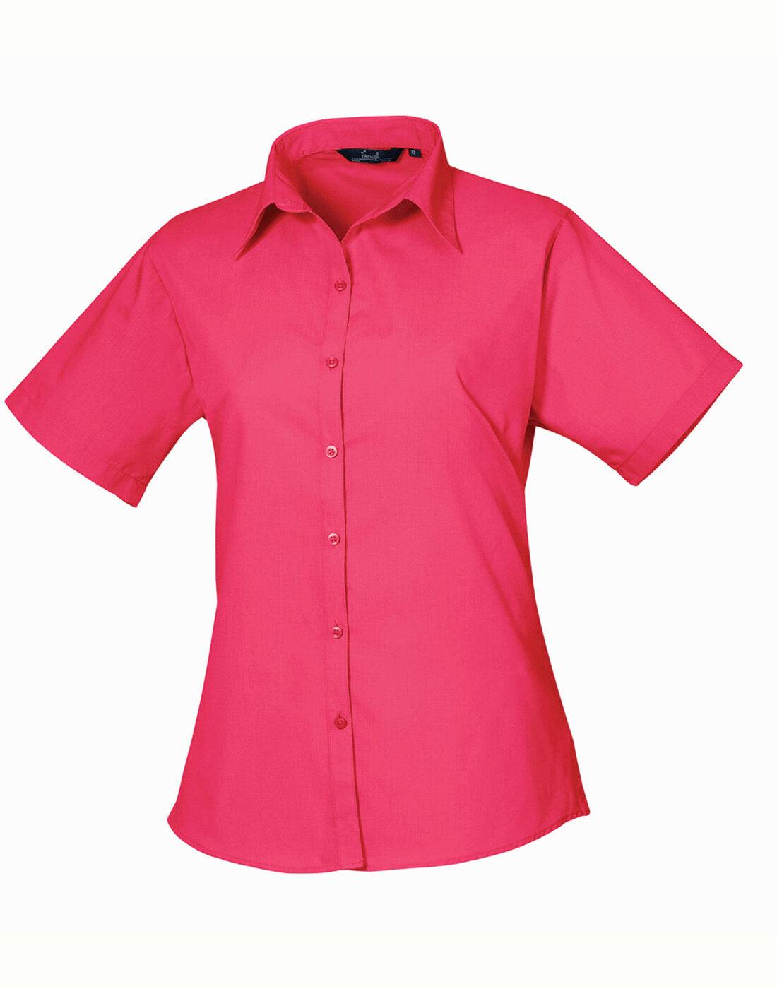 Premier Ladies Short Sleeve Poplin Blouse - PR302