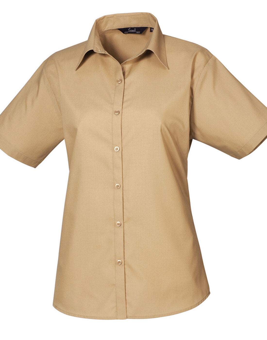 Premier Ladies Short Sleeve Poplin Blouse - PR302