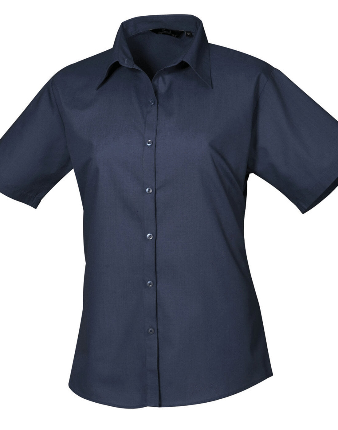 Premier Ladies Short Sleeve Poplin Blouse - PR302