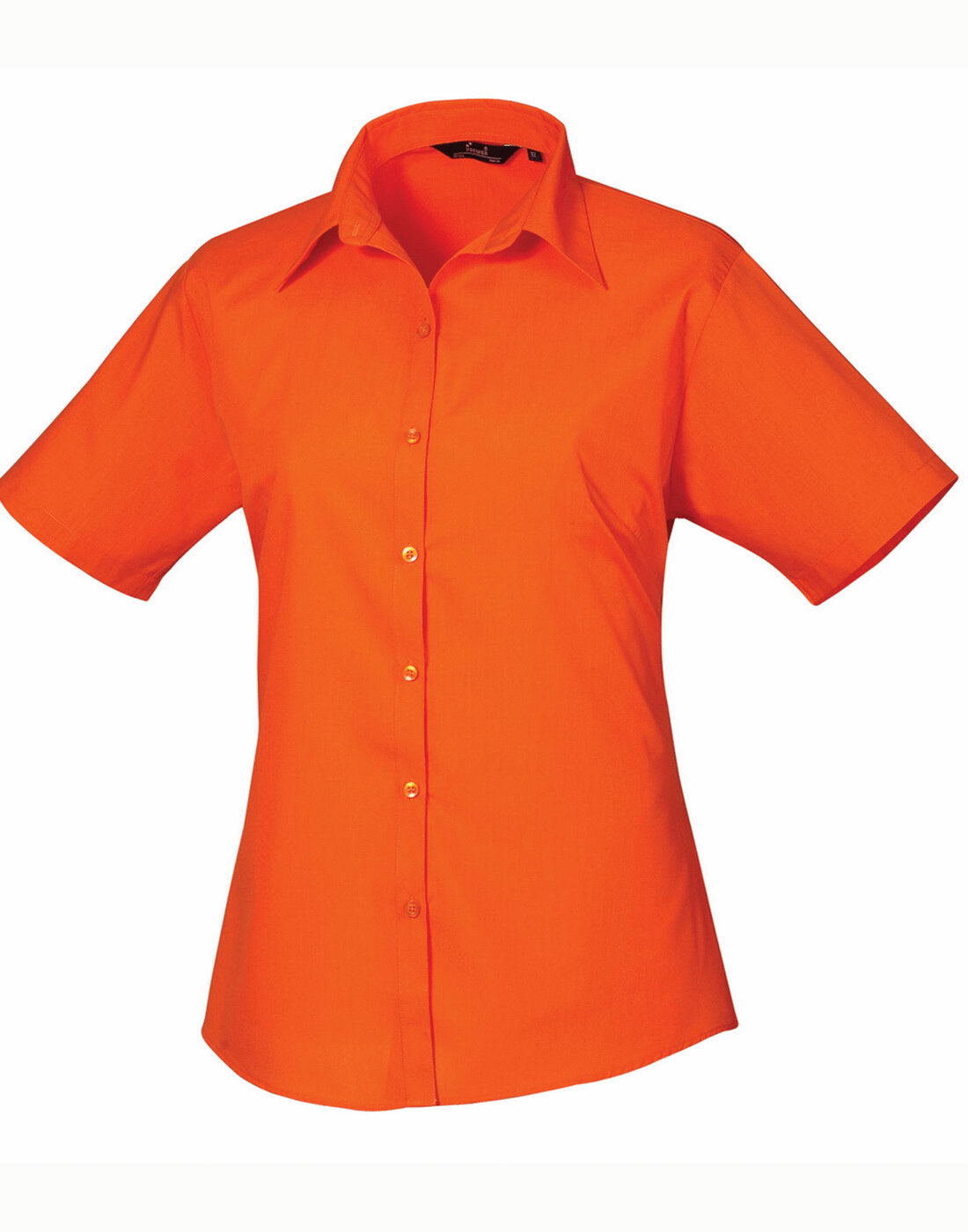 Premier Ladies Short Sleeve Poplin Blouse (cont2)