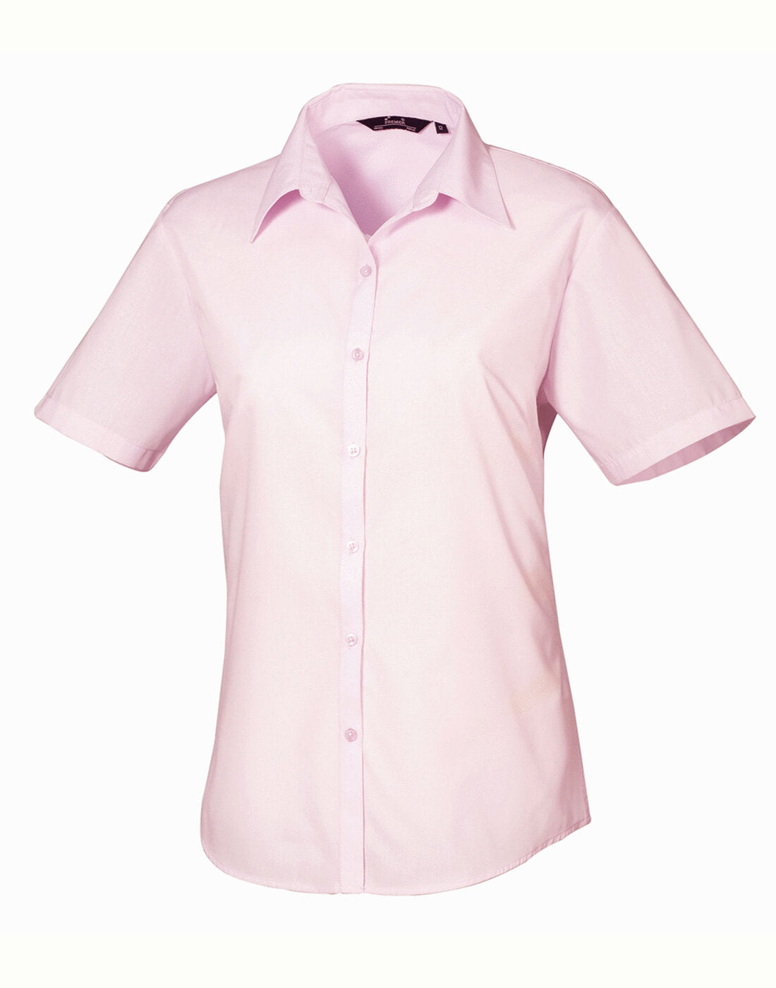 Premier Ladies Short Sleeve Poplin Blouse (cont2)