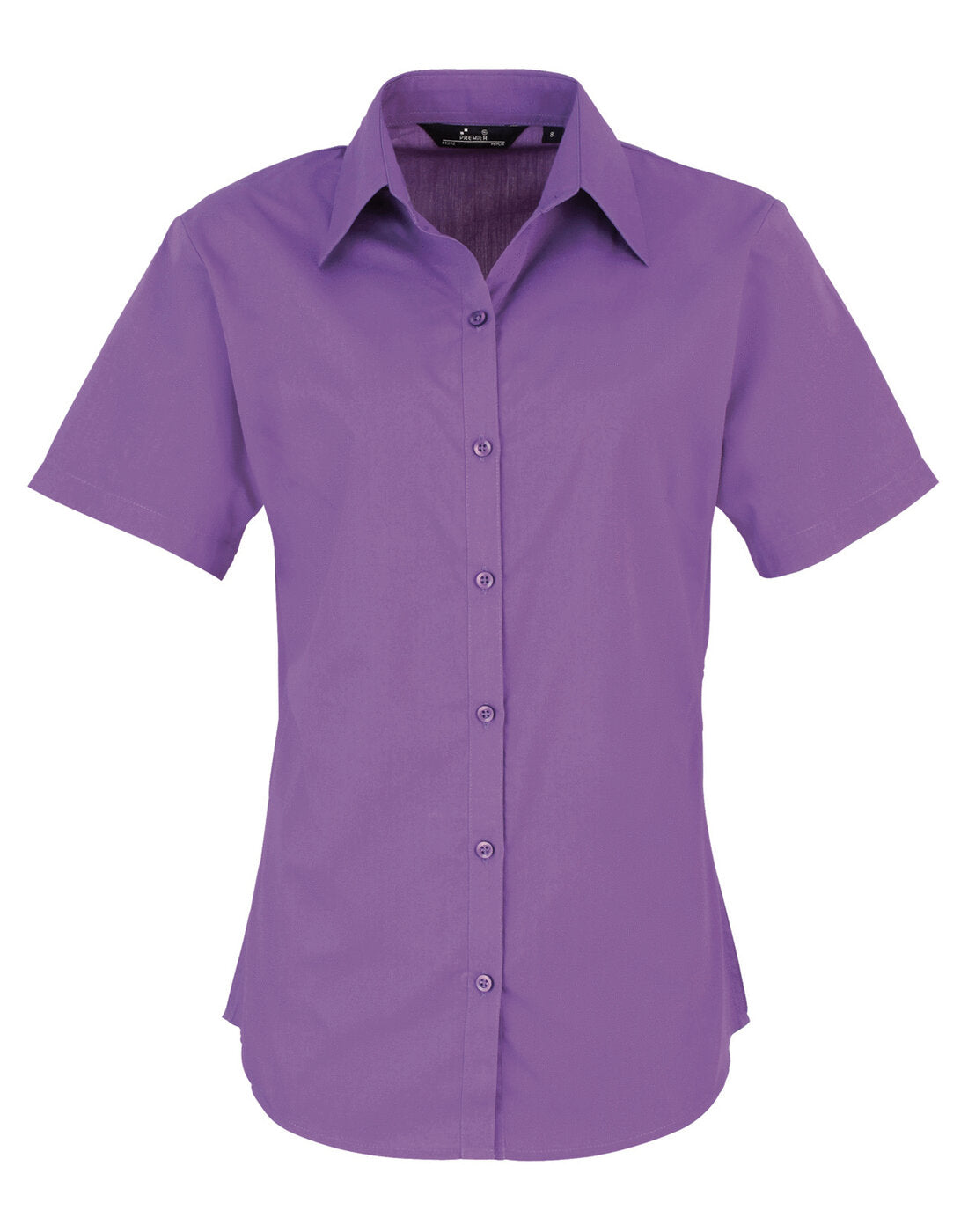 Premier Ladies Short Sleeve Poplin Blouse (cont2)