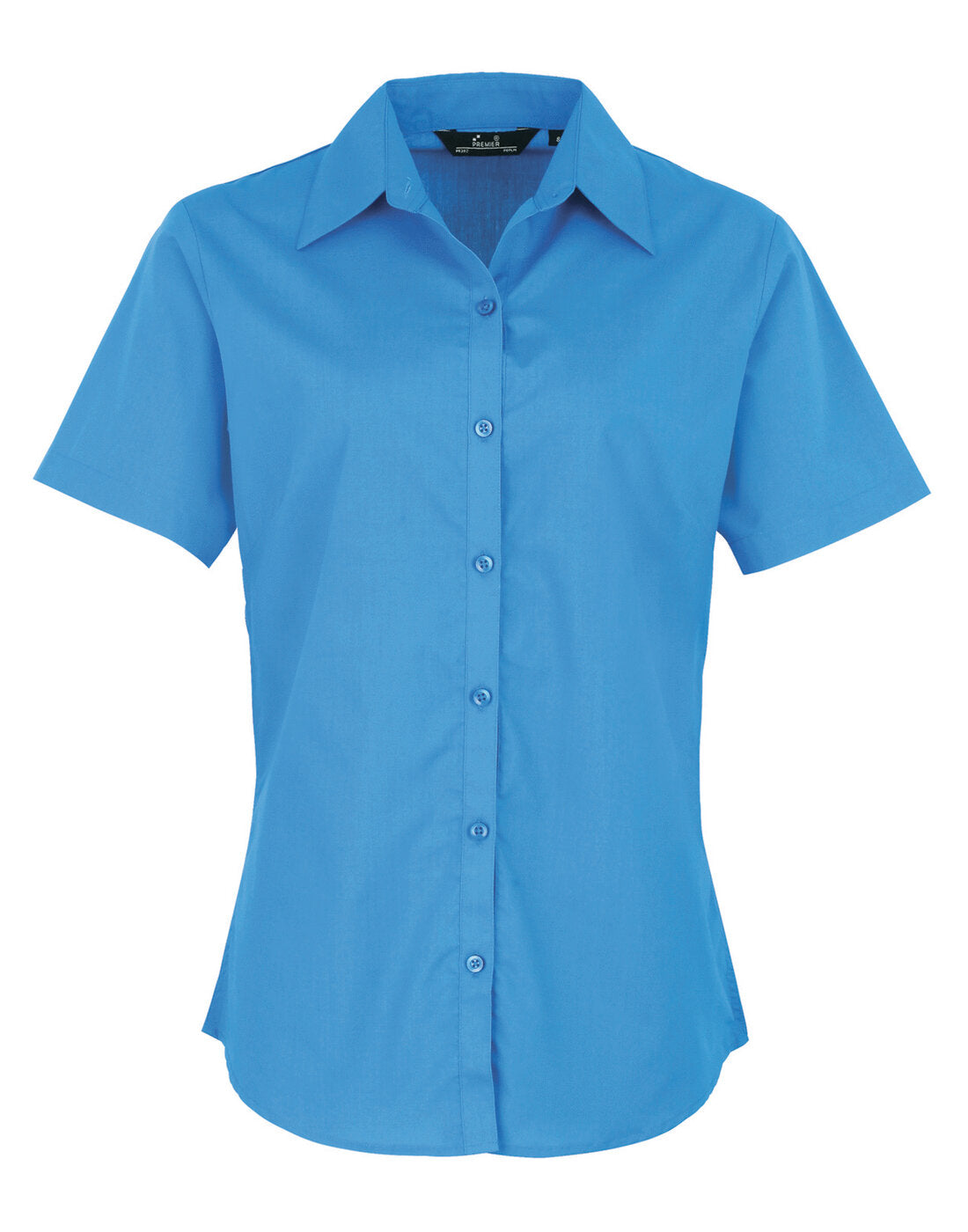 Premier Ladies Short Sleeve Poplin Blouse (cont2)