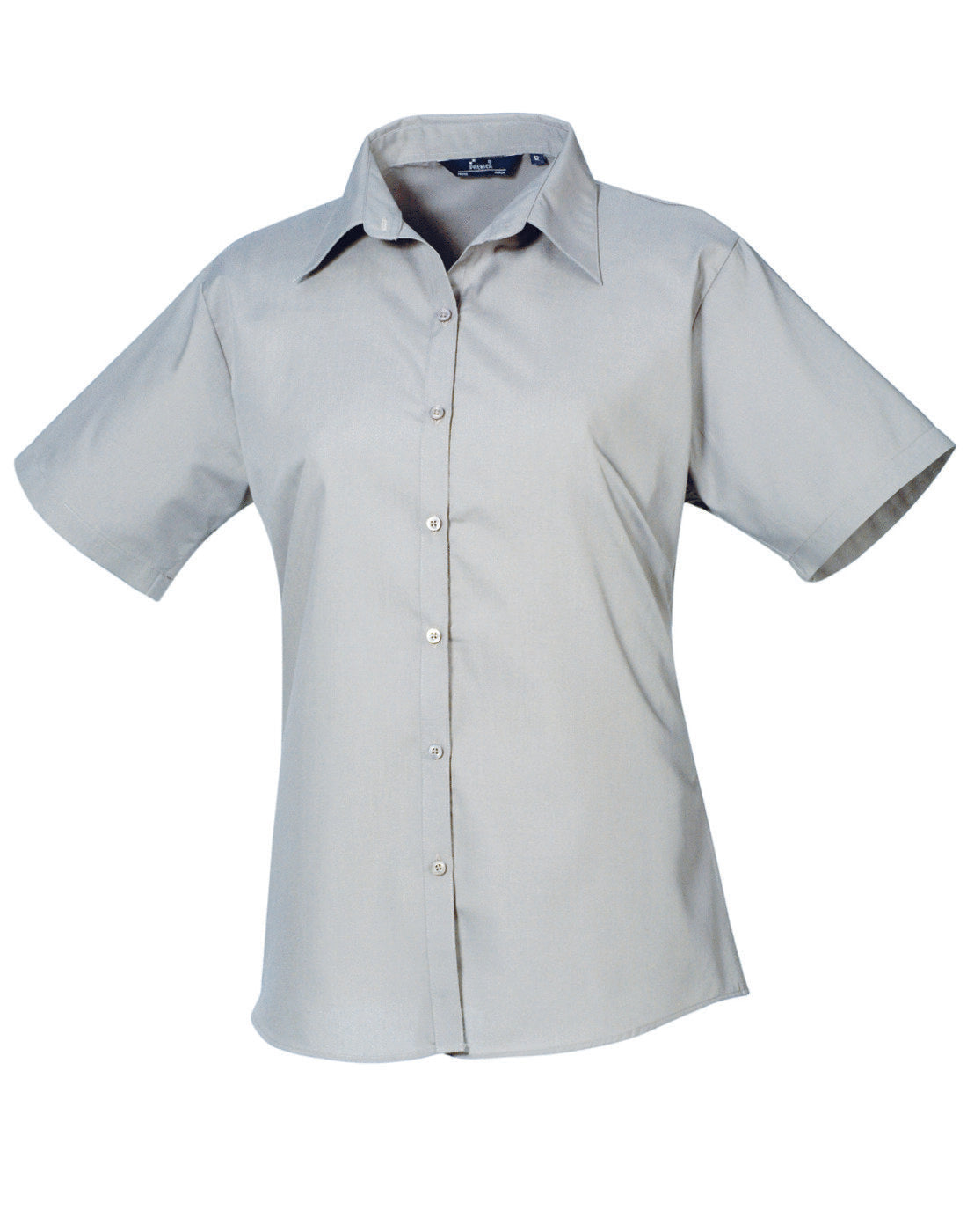 Premier Ladies Short Sleeve Poplin Blouse (cont2)