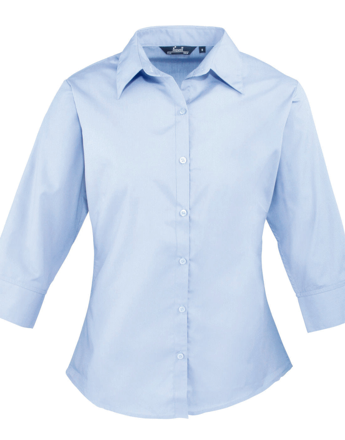 Premier Women's Poplin 3/4 Sleeve Blouse