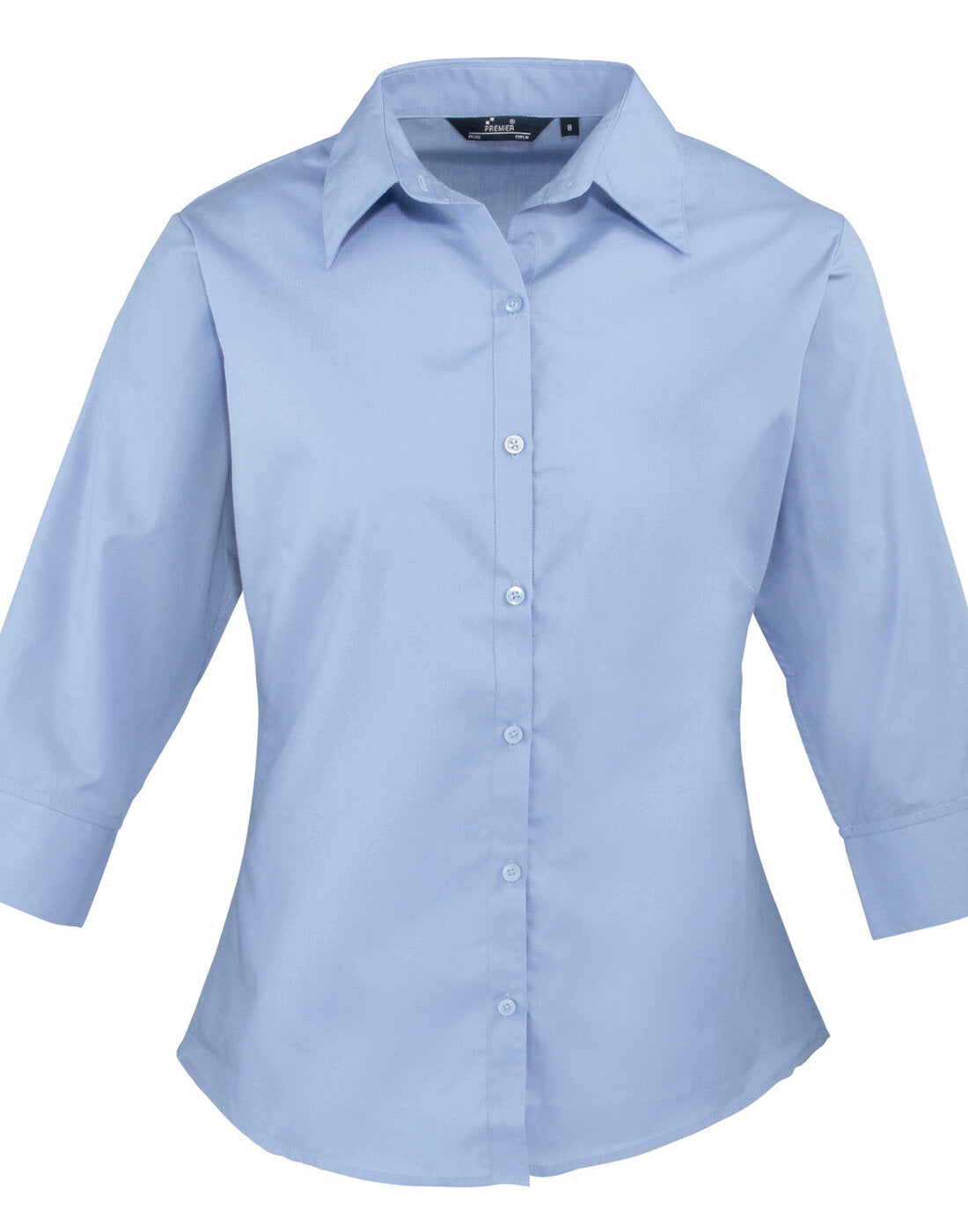 Premier Women's Poplin 3/4 Sleeve Blouse