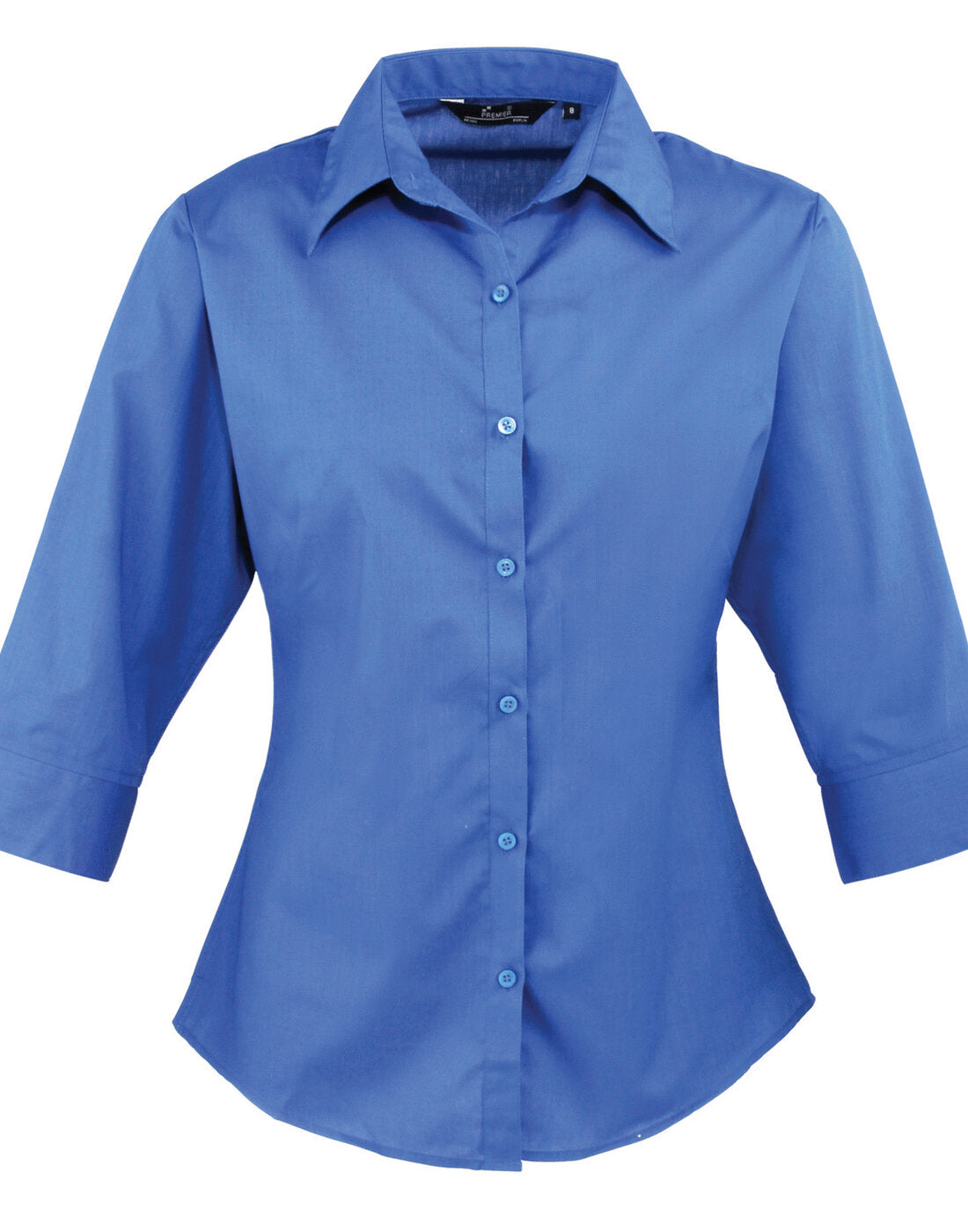 Premier Women's Poplin 3/4 Sleeve Blouse