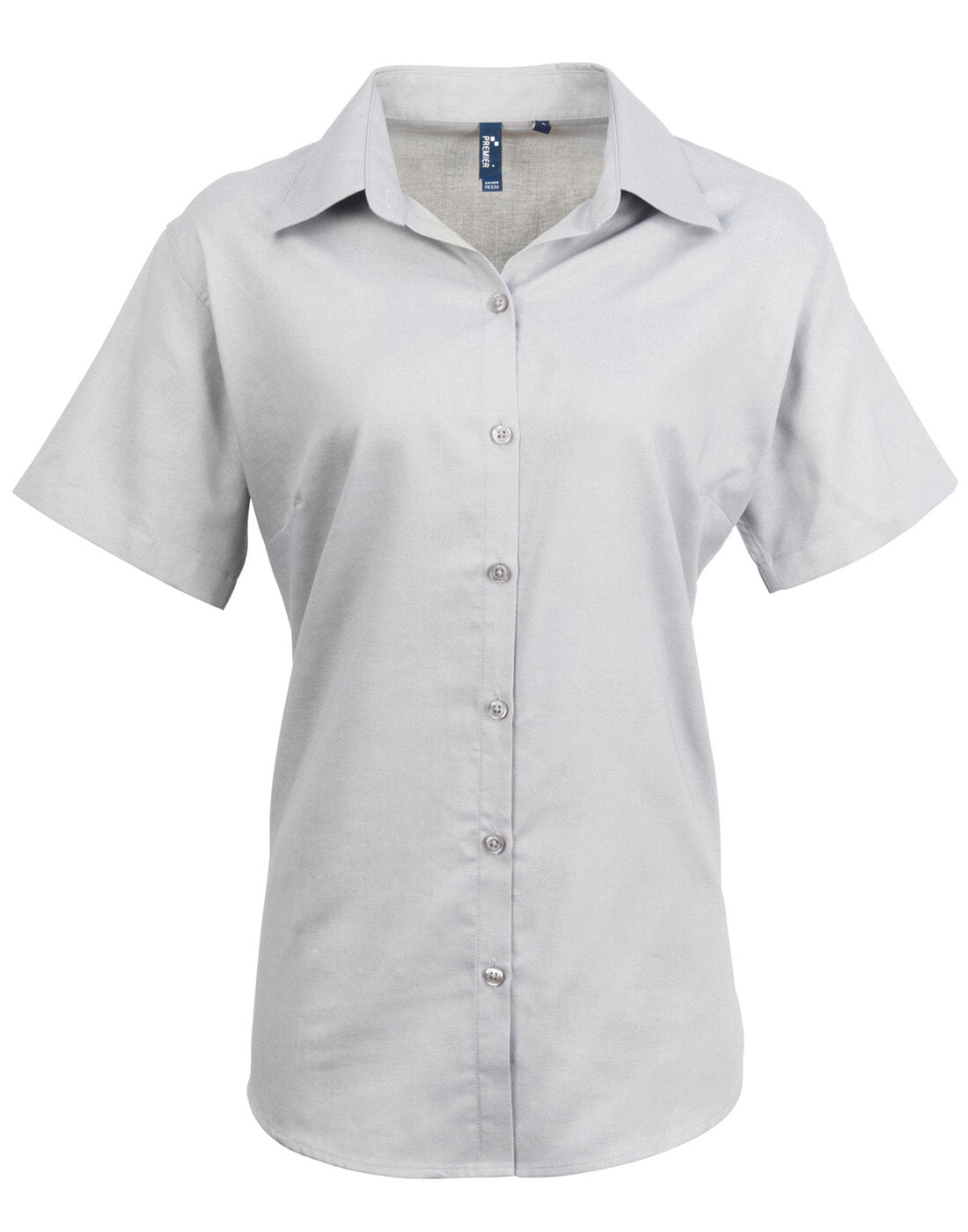 Premier Women's Short Sleeve Signature Oxford Blouse