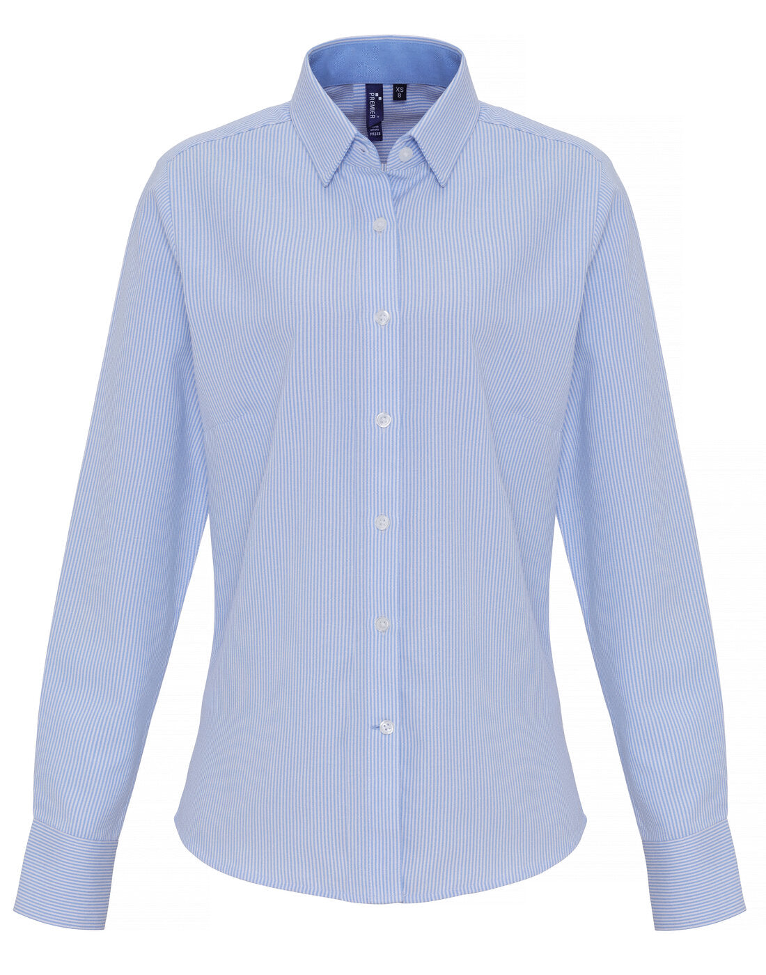 Premier Women's Cotton Rich Oxford Stripes Shirt