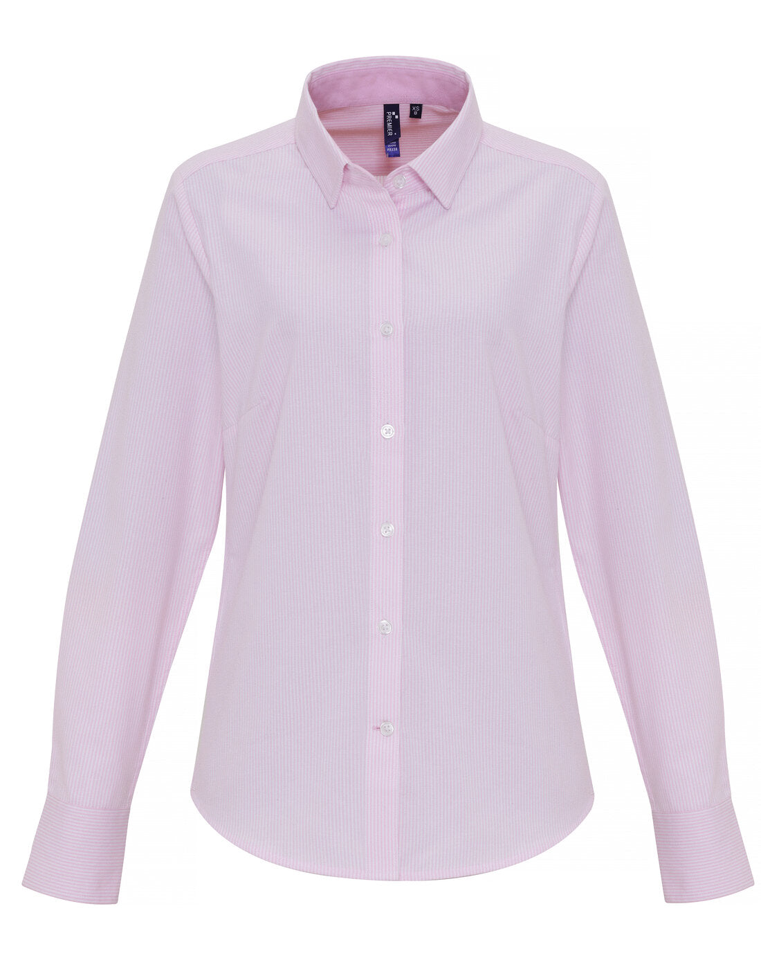 Premier Women's Cotton Rich Oxford Stripes Shirt