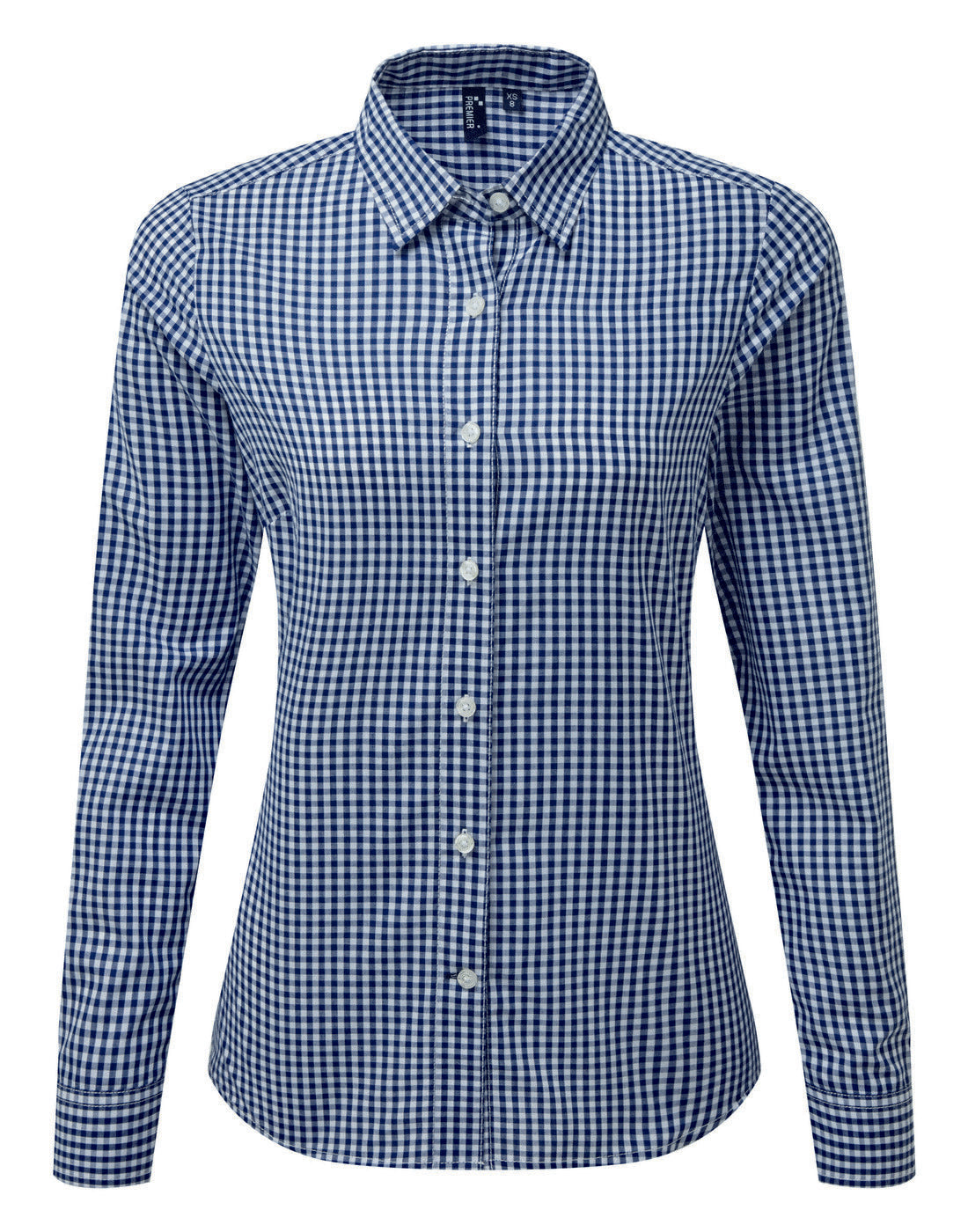 Premier Ladies Maxton Check Long Sleeve Shirt