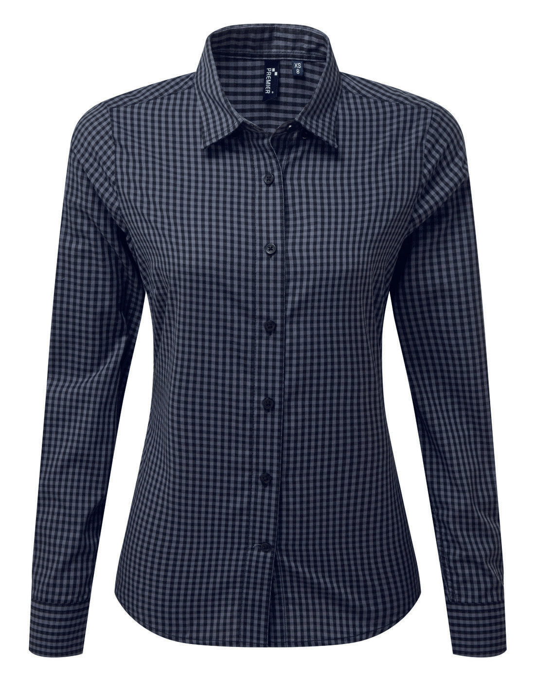 Premier Ladies Maxton Check Long Sleeve Shirt