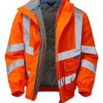 Pulsar Rail Spec Padded Hi-Vis Bomber Jacket - PR496 - thumbnail 4