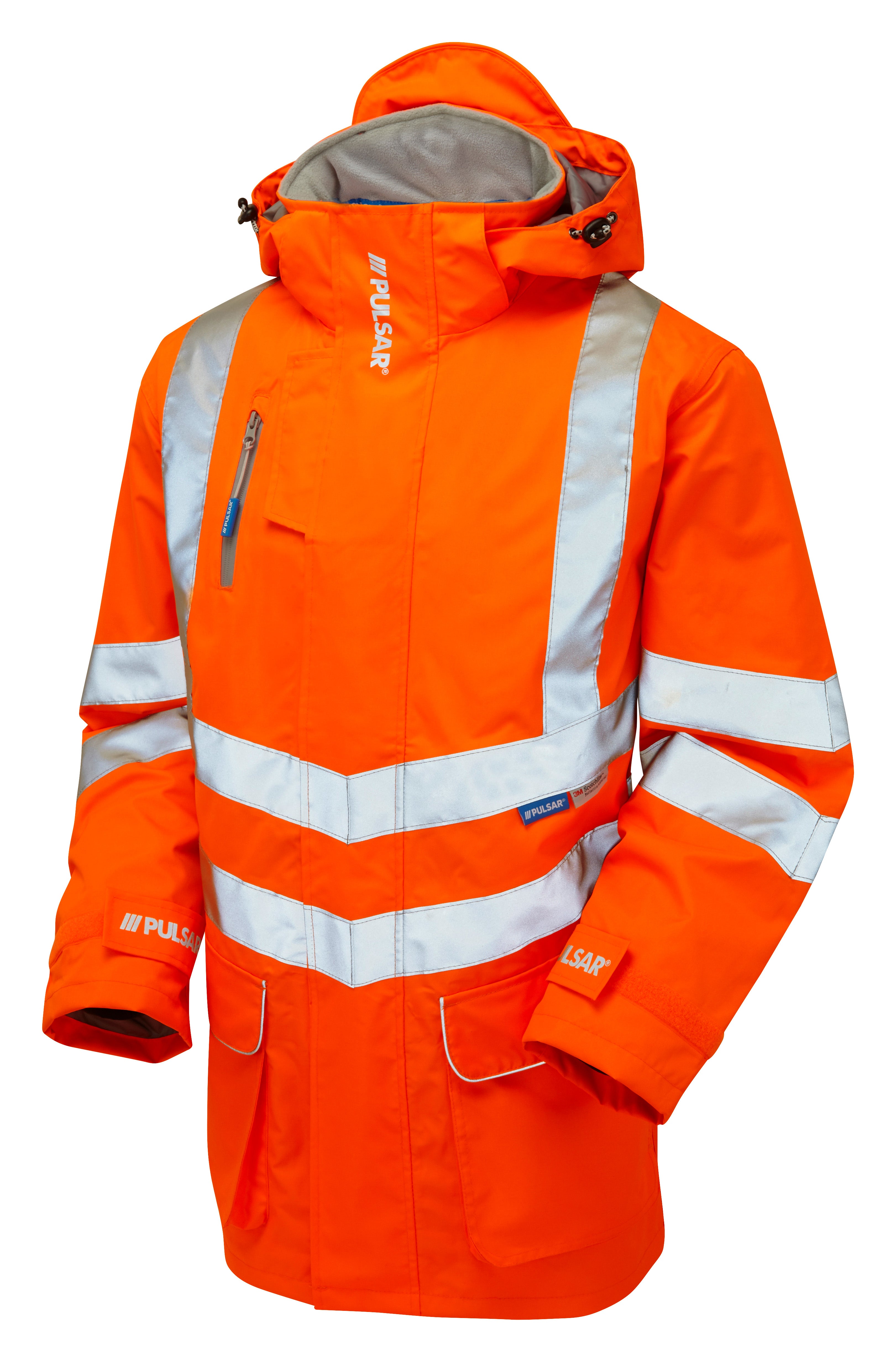 Pulsar Rail Spec Padded Hi-Vis Storm Coat - PR502