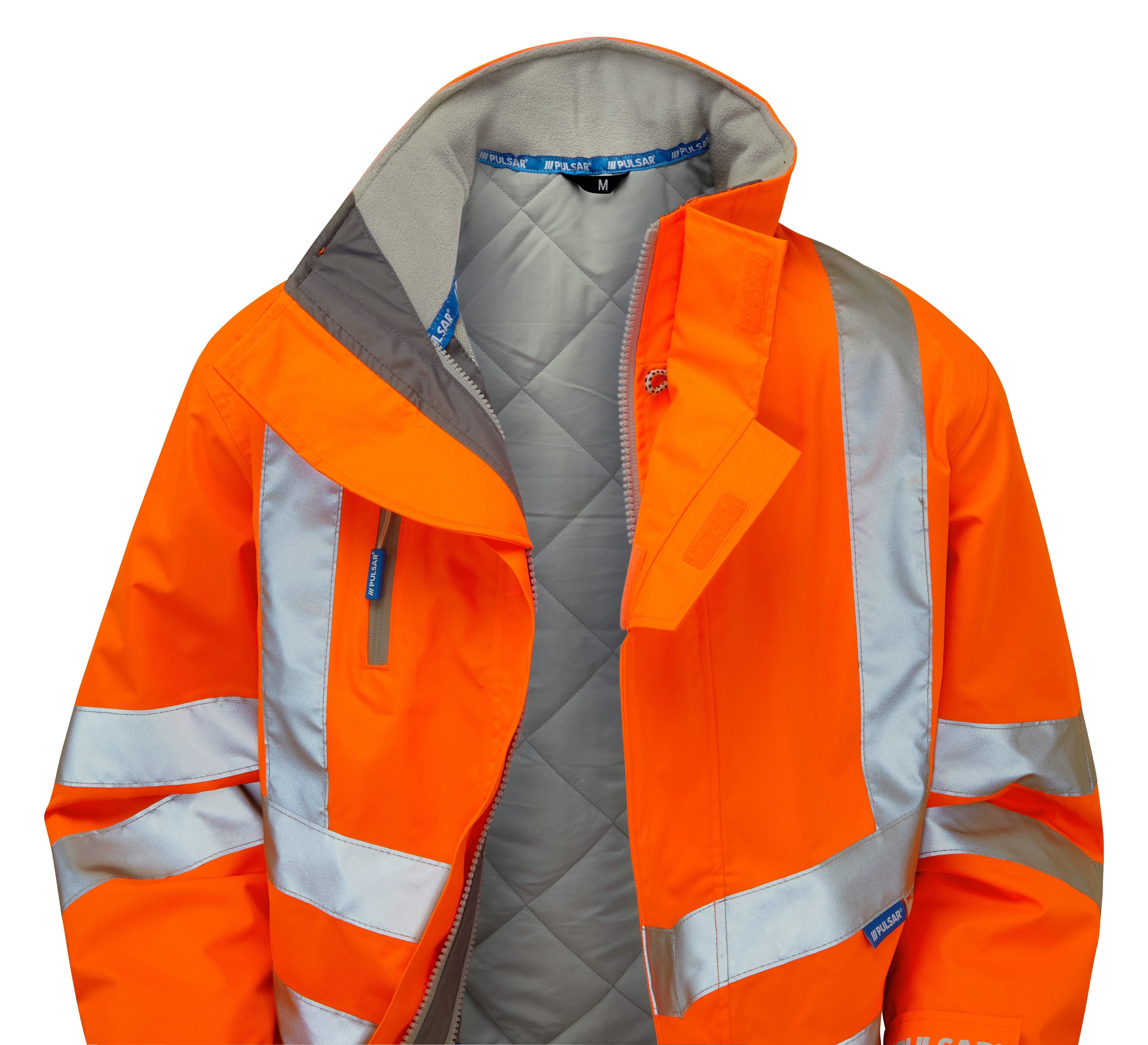 Pulsar Rail Spec Padded Hi-Vis Storm Coat - PR502