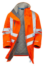 Pulsar Rail Spec Padded Hi-Vis Storm Coat - PR502 - thumbnail 8