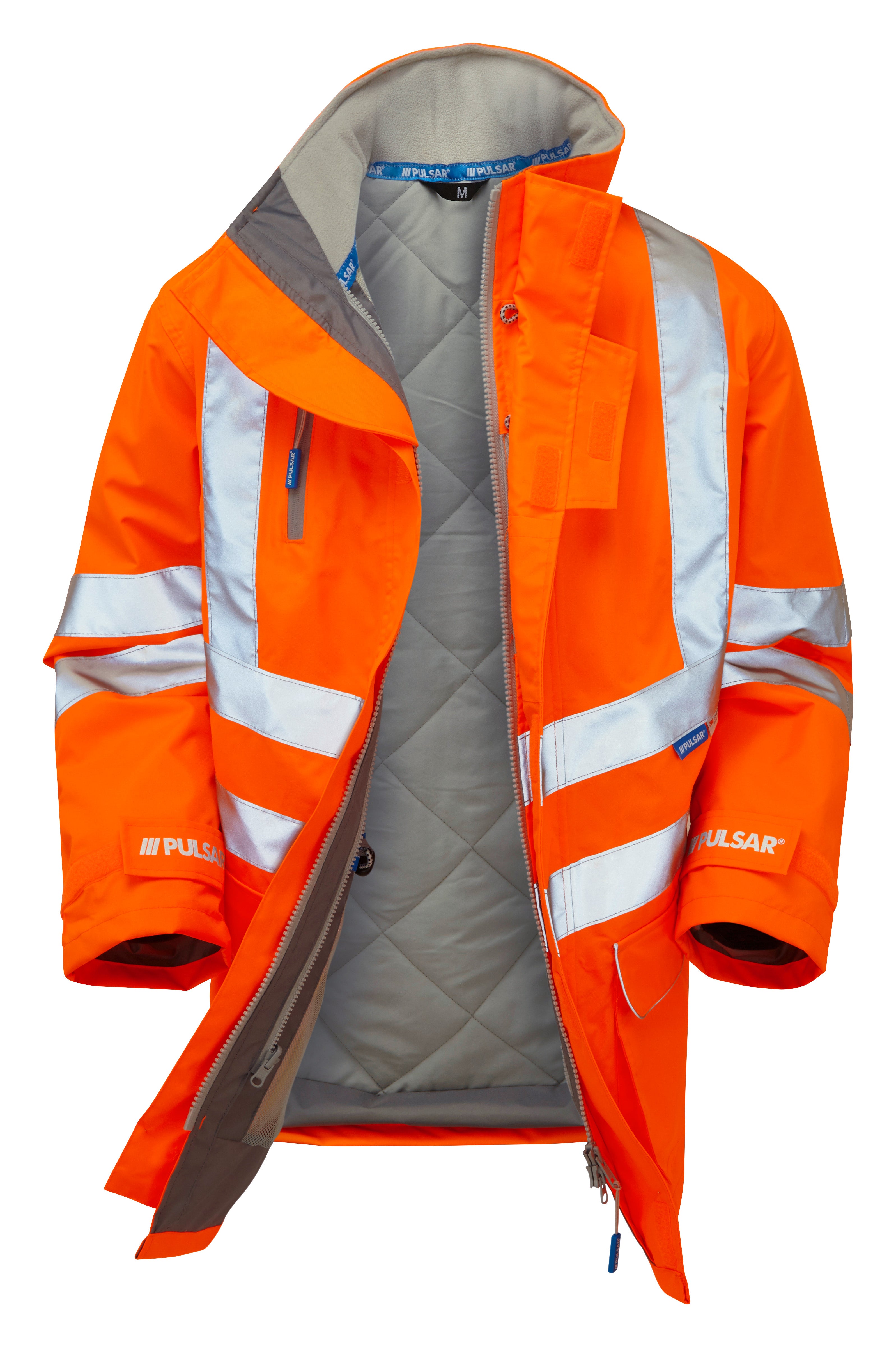 Pulsar Rail Spec Padded Hi-Vis Storm Coat - PR502