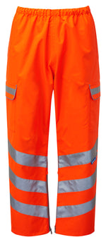 Pulsar Rail Spec Hi Vis Waterproof Over Trousers - PR503TRS - thumbnail 2
