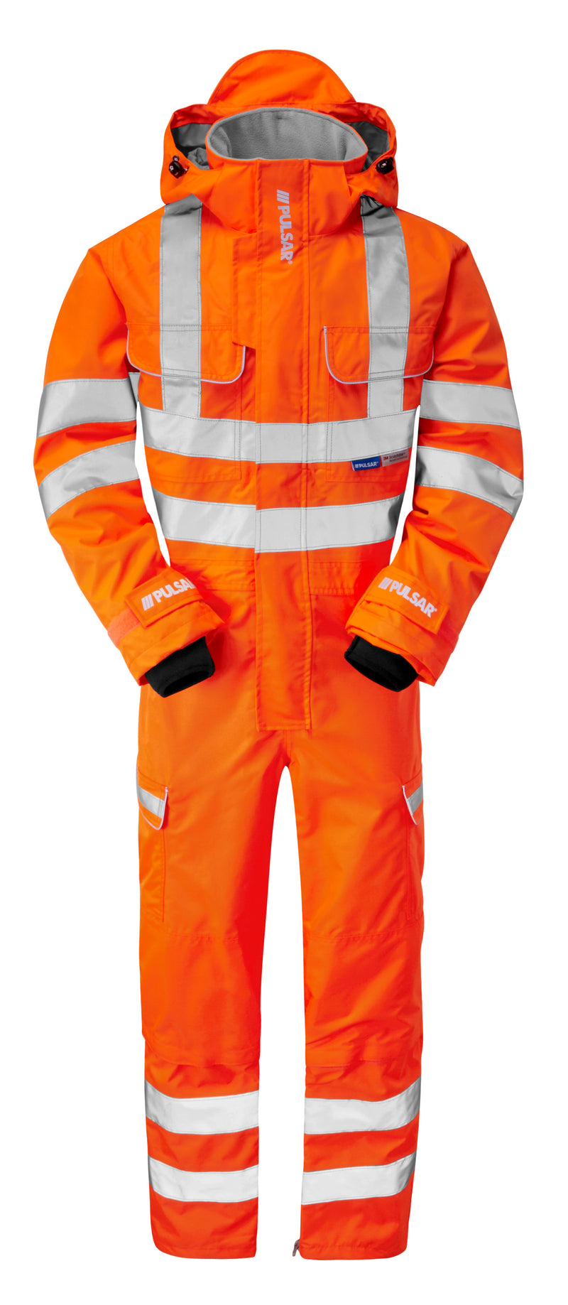 Pulsar Rail Spec Hi-Vis Waterproof Coverall - PR505 Orange