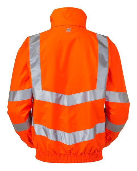 Pulsar Rail Spec Unlined Hi-Vis Bomber Jacket - PR515 Orange