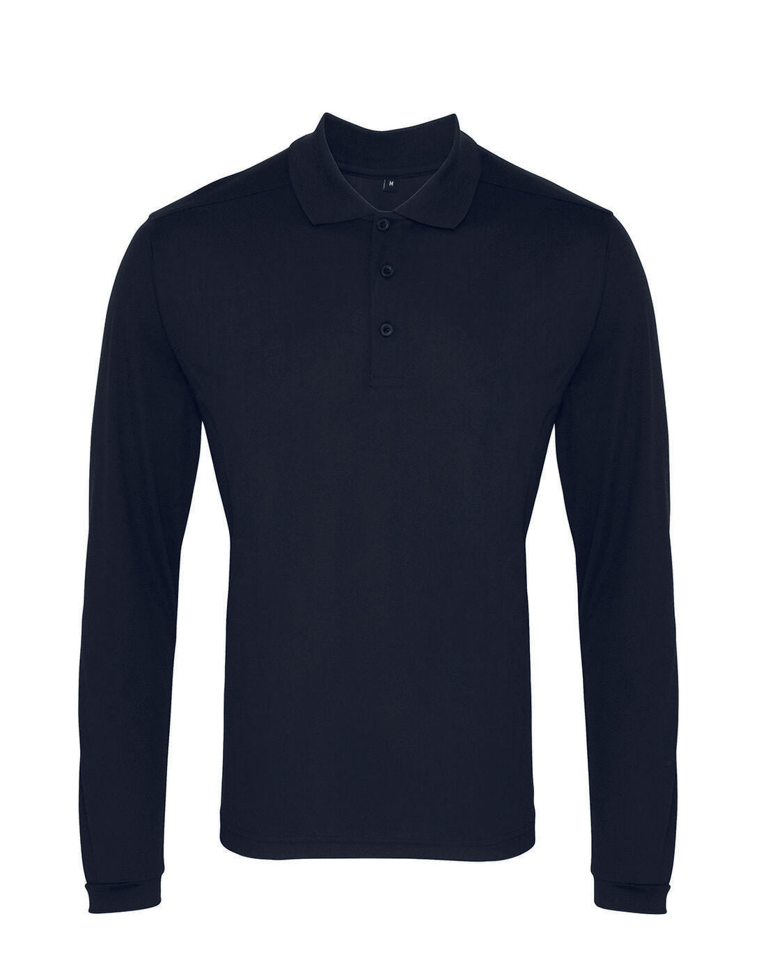 Premier Men's Long Sleeve Coolchecker Pique Polo Shirt