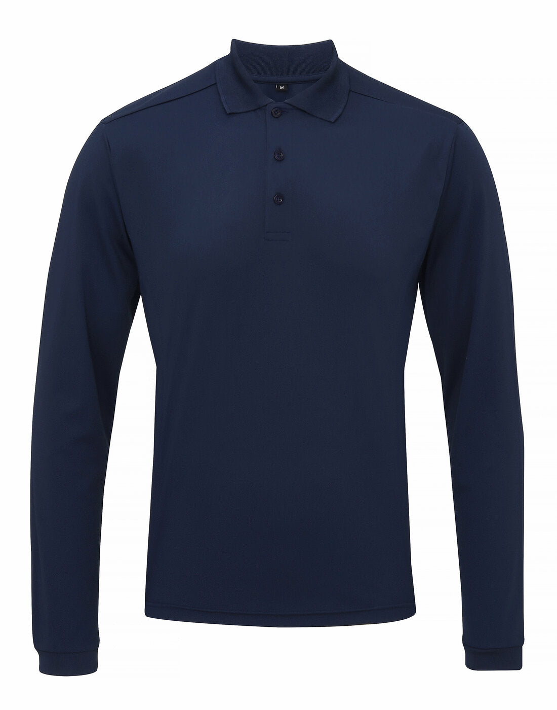Premier Men's Long Sleeve Coolchecker Pique Polo Shirt