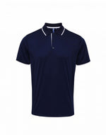 Premier Men's Contrast Tipped Coolchecker Polo Two tone Shirt - thumbnail 12