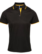 Premier Women's Contrast Tipped Coolchecker Polo