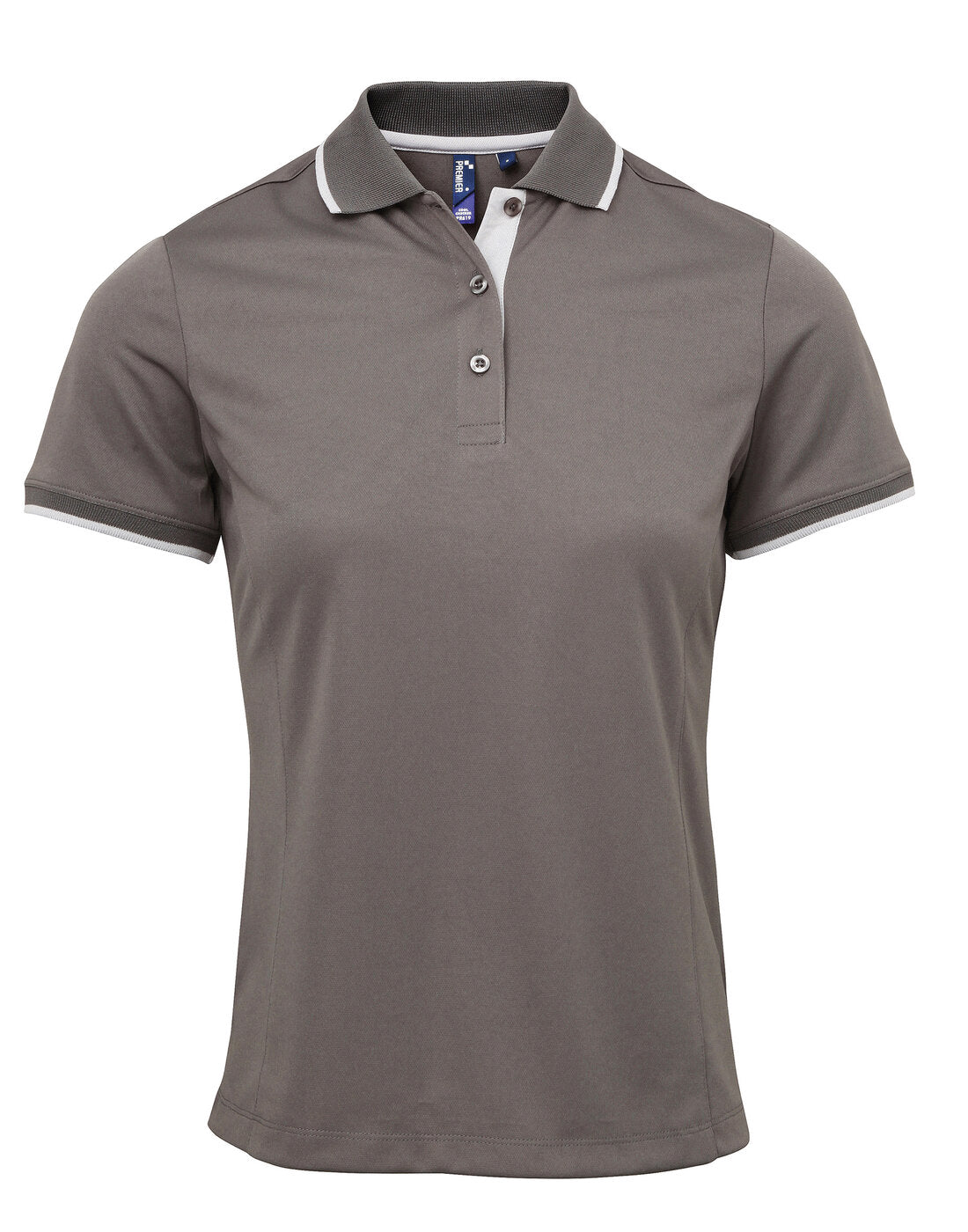 Premier Women's Contrast Tipped Coolchecker® Polo