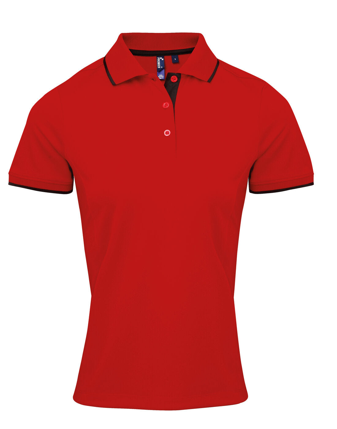 Premier Women's Contrast Tipped Coolchecker® Polo