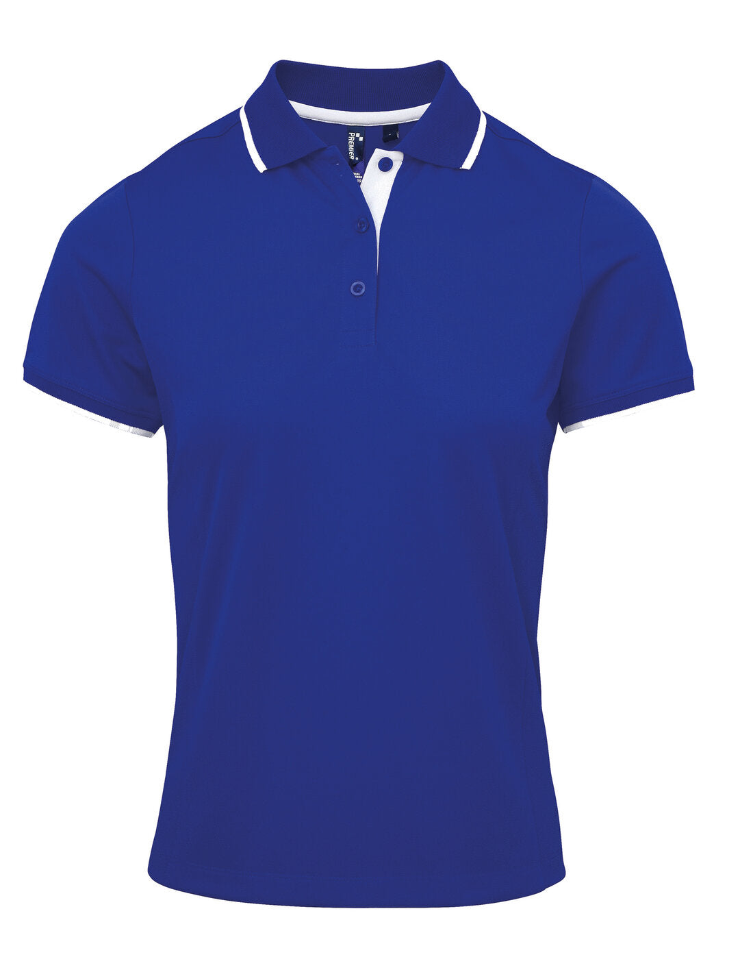 Premier Women's Contrast Tipped Coolchecker® Polo