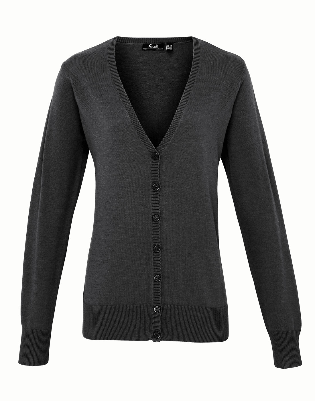 Premier Women's Button-Through Knitted Cardigan