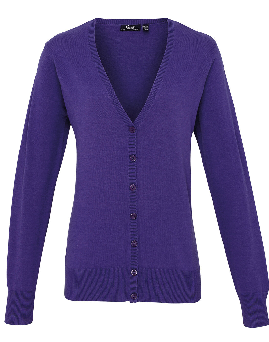 Premier Women's Button-Through Knitted Cardigan