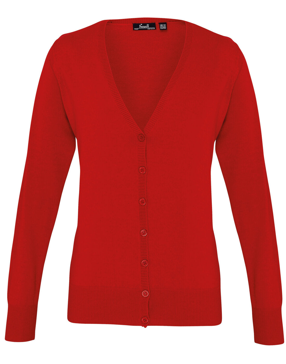 Premier Women's Button-Through Knitted Cardigan