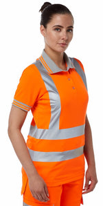 Pulsar Hi Vis Ladies Polo Shirt - PR701 - thumbnail 2