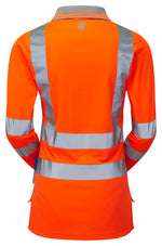 Pulsar Rail Specladies Long Sleeve Hi-Vis Polo Shirt - PR703 - thumbnail 3