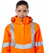 Pulsar Rail Spec Ladies Unlined Hi-Vis Storm Coat - PR705 - thumbnail 4