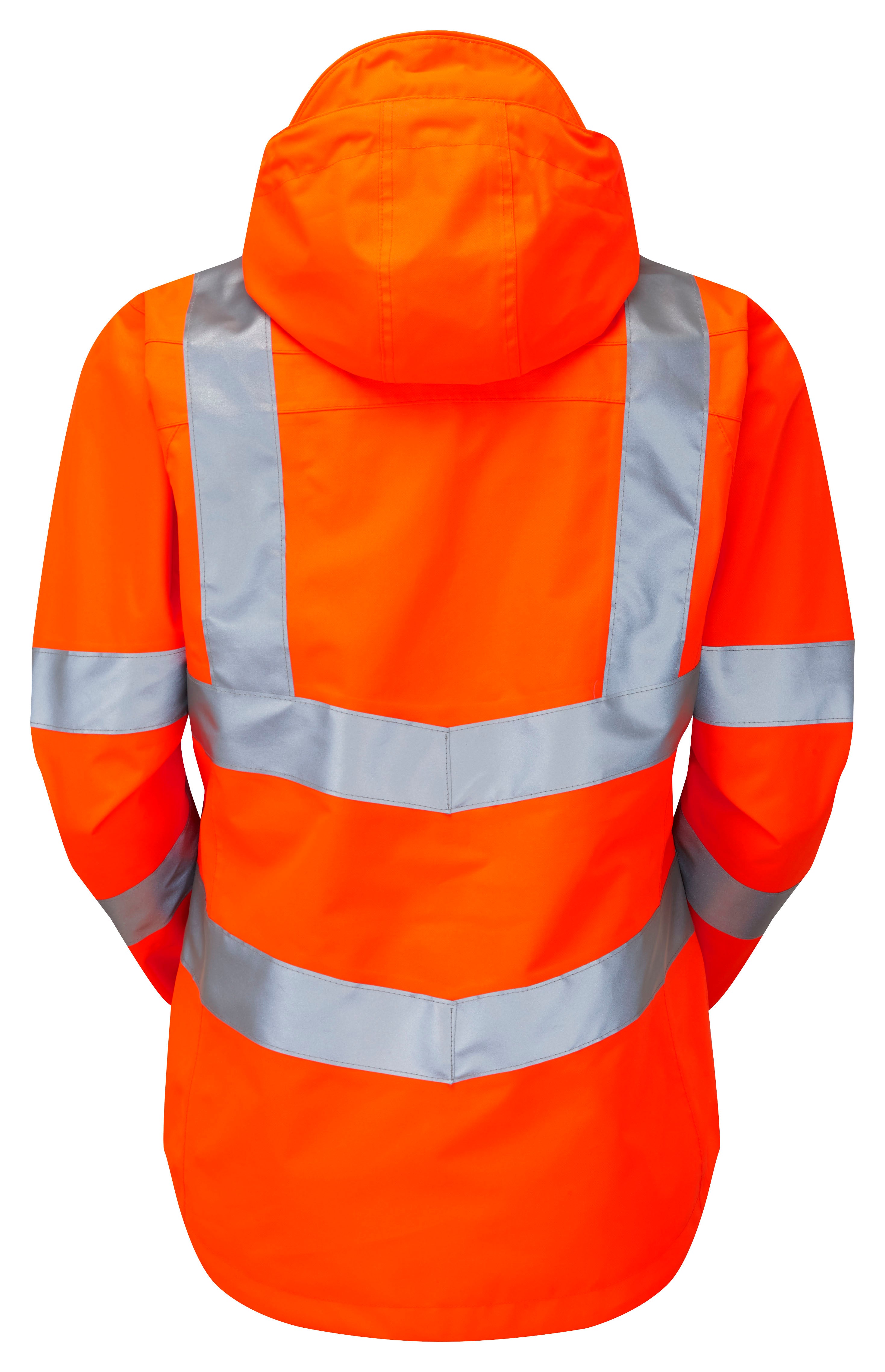 Pulsar Rail Spec Ladies Unlined Hi-Vis Storm Coat - PR705 Orange
