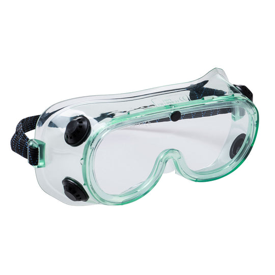 Portwest Chemical Goggles (PS21) with a clear, sealed design.