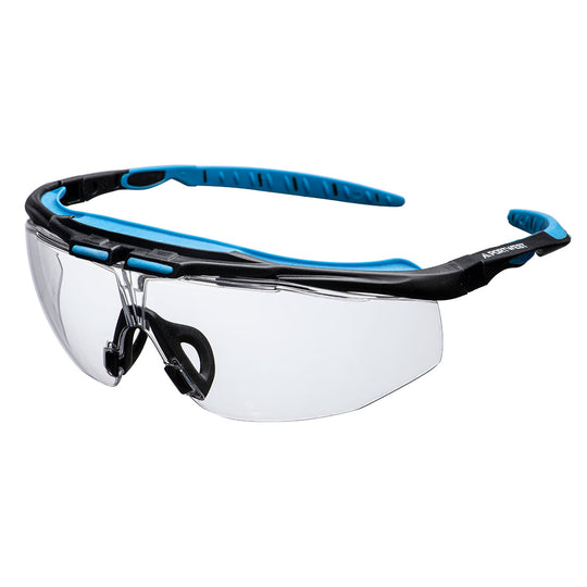 Portwest Top Guard KN Safety Glasses (PS23) with clear lenses.