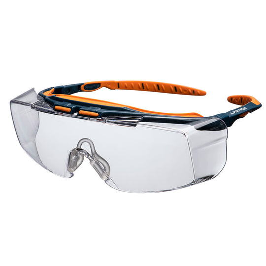 Portwest Top Guard OTG (Over-the-Glasses) Safety Glasses (PS24).