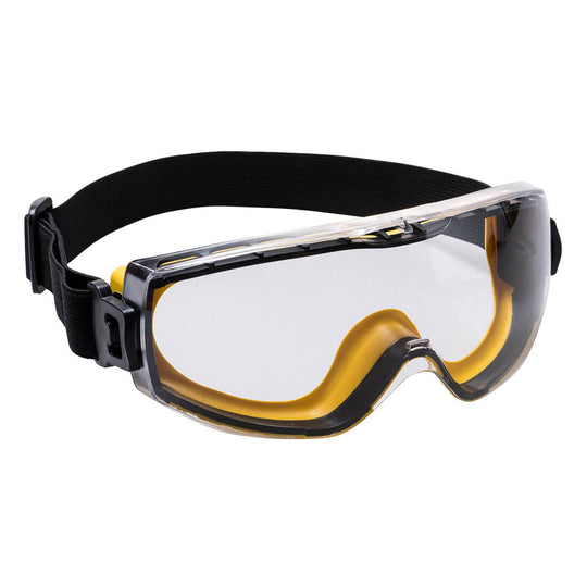 Portwest Impervious Safety Goggles (PS29) for chemical splash protection.