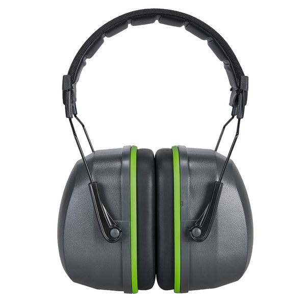 Portwest Premium Ear Muff (PS46) in a grey and black color scheme.