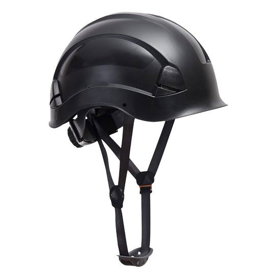 Black Portwest Height Endurance Helmet (PS53) for working at heights.