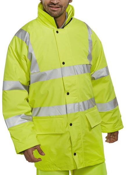 Beeswift Bseen Pu Jacket Lined Sy 3XL