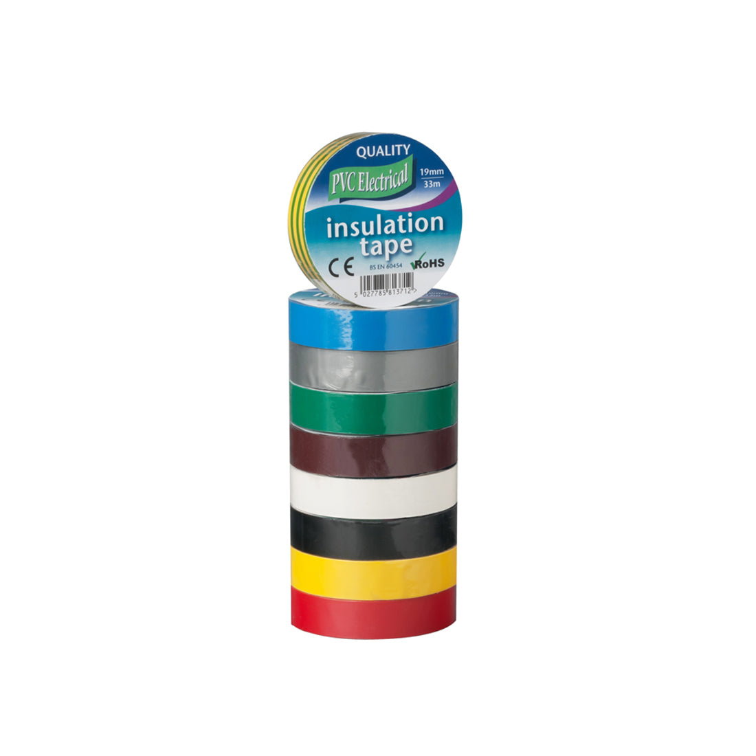 Brown PVC Insulating Tape 19mm x 33mtr