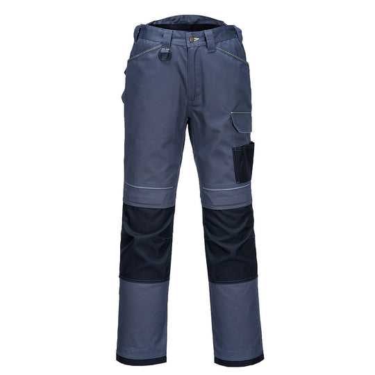 Black/grey Portwest PW3 Lightweight Stretch Trouser