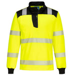 Portwest PW3 Hi-Vis 1/4 Zip Sweatshirt - PW32 - thumbnail 2