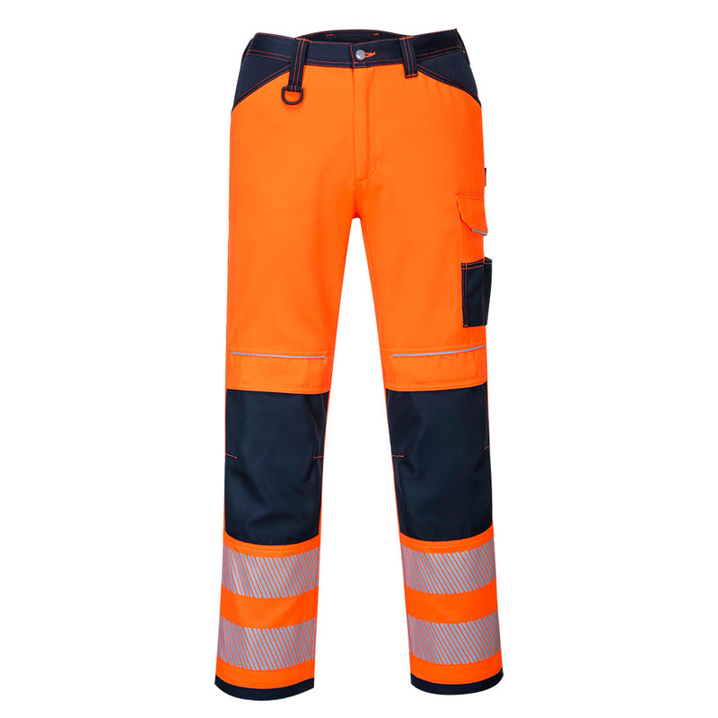 Yellow/black Portwest PW3 Hi-Vis Work Trouser